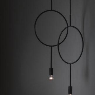 Norther Lighting Circle Pendel Mörkgrå