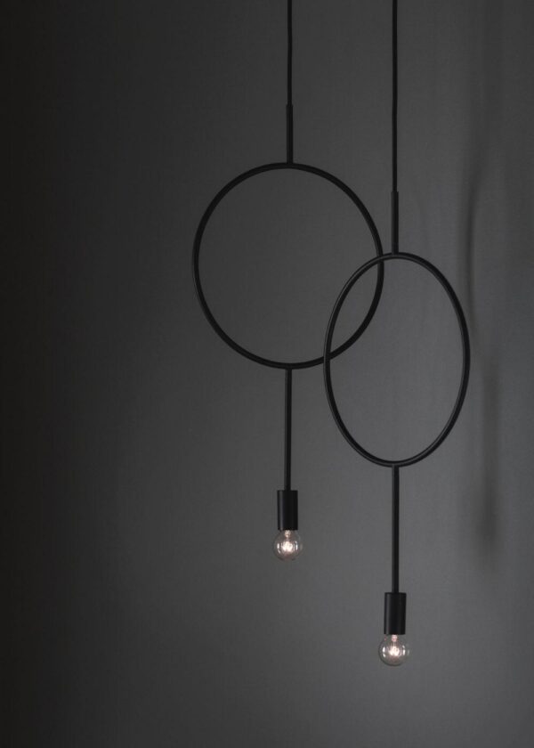 Norther Lighting Circle Pendel Mörkgrå