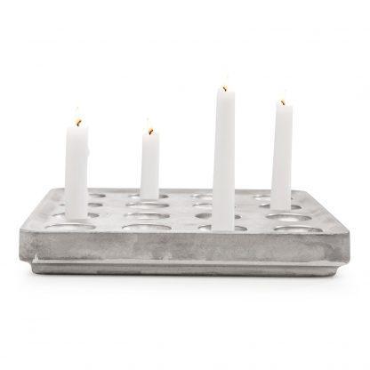 Stumpastake aluminium 16 ljus