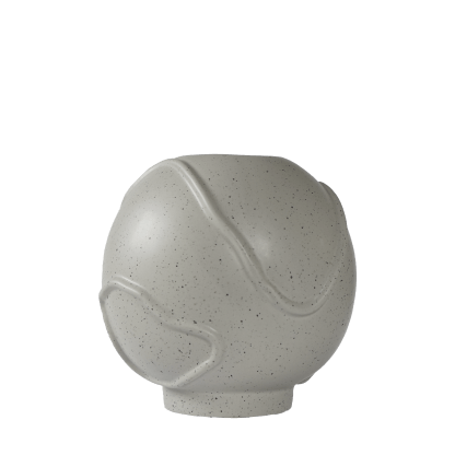 FORM Vas Small shiny white