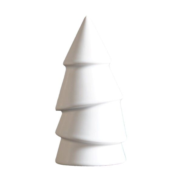 Julgran keramik - Narrow large vit