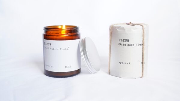 Synergi doftljus Fleur - Wild rose/Peony