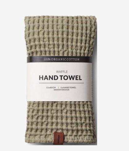 Våfflad Handduk - Oak