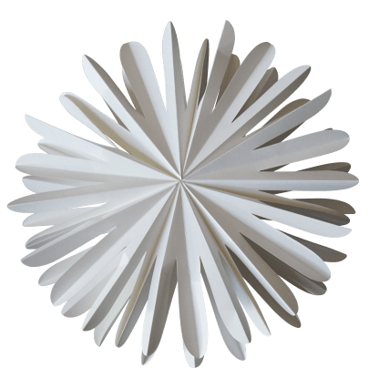 Pappersdekoration - Paper flake xl