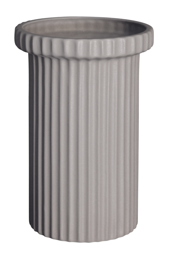 Stripe Pot Large kruka - Sandy mole