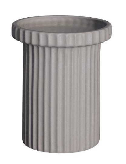 Stripe pot Small kruka - Sandy mole