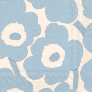 Unikko cream blue