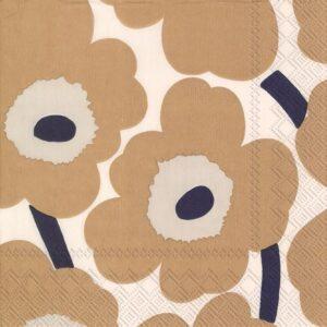 Unikko cream linen