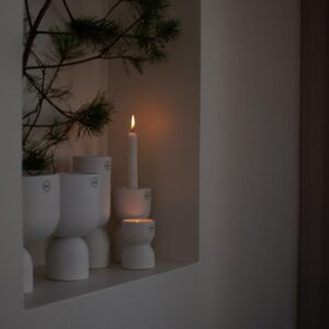 Post tealight – White