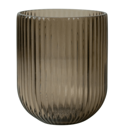 Simple stripe glasvas liten